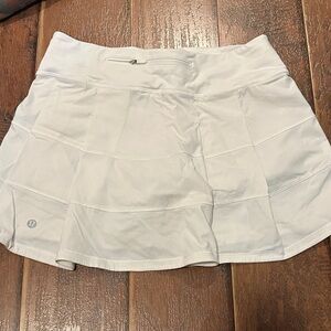 White Lululemon Athletic Skirt